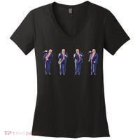 Potus 45 Dance Trump Dance Save America  Trump 45/47 Women's V-Neck T-Shirt thumb 0