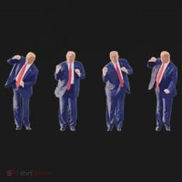 Potus 45 Dance Trump Dance Save America  Trump 45/47 Wool Snapback Cap thumb 2