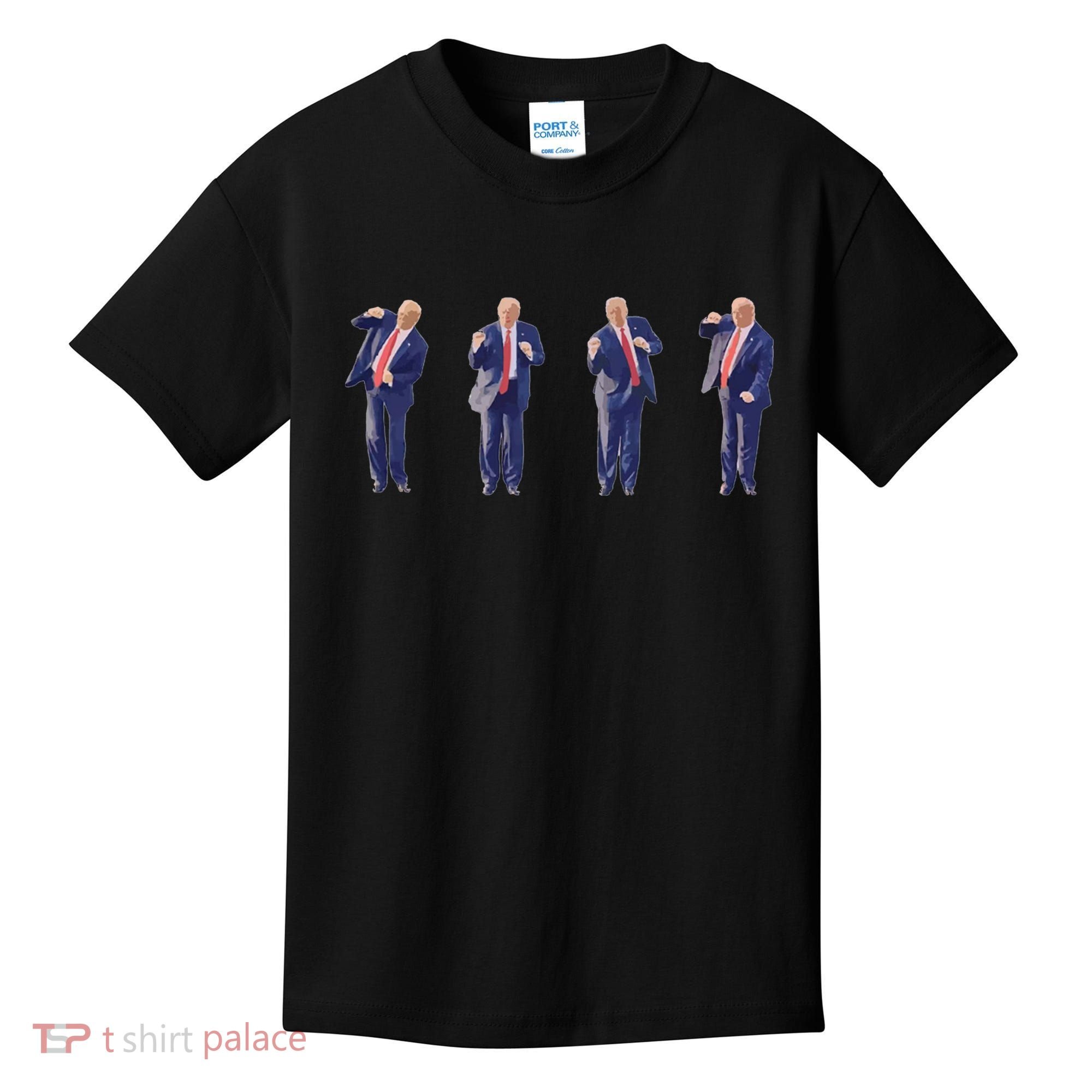 Potus 45 Dance Trump Dance Save America  Trump 45/47 Kids T-Shirt