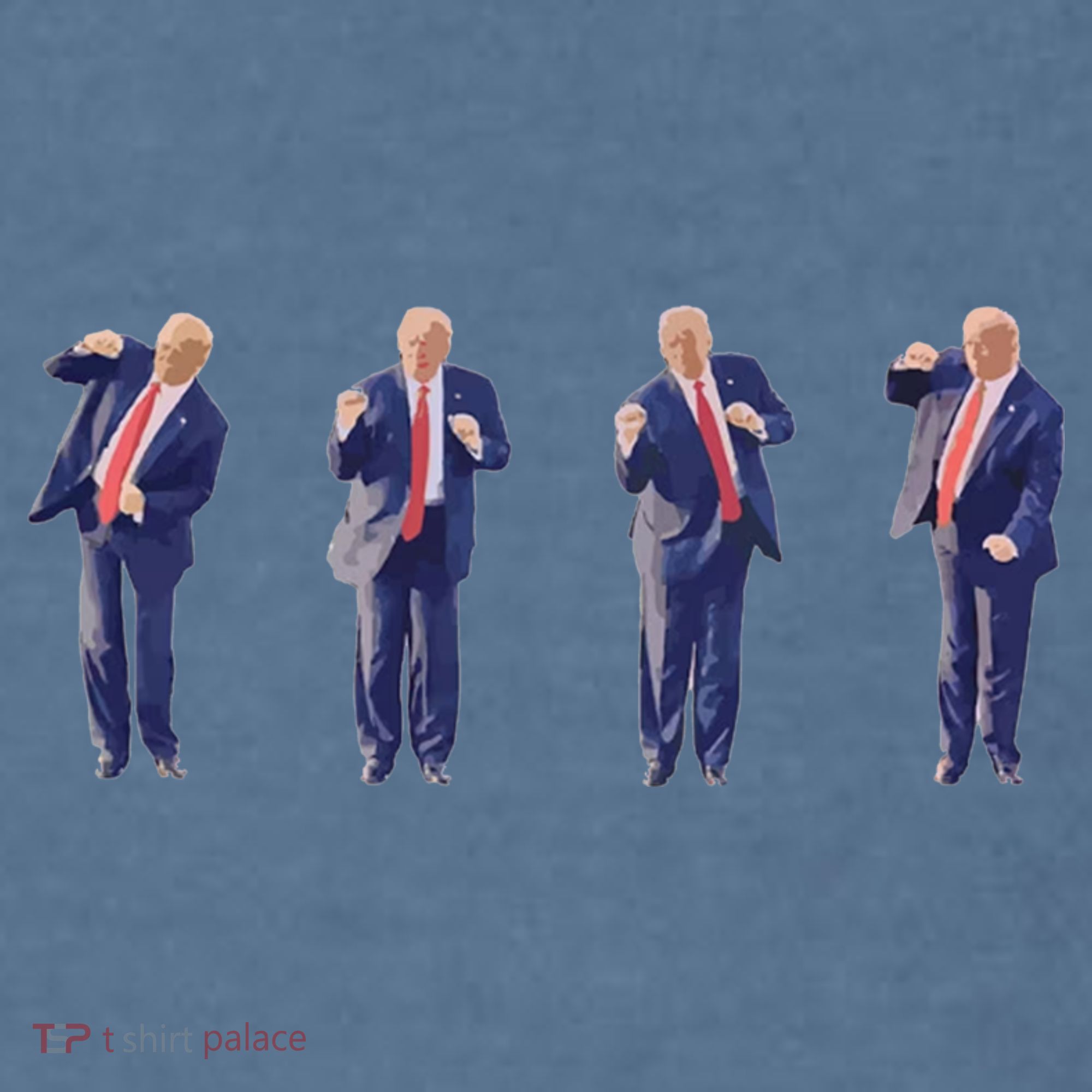 Potus 45 Dance Trump Dance Save America  Trump 45/47 Comfort Colors Garment-Dyed Hooded Sweatshirt