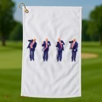 Potus 45 Dance Trump Dance Save America Trump Golf Towel thumb 1