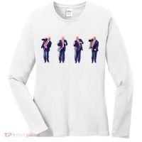 Potus 45 Dance Trump Dance Save America Trump Women's Long Sleeve Shirt thumb 0