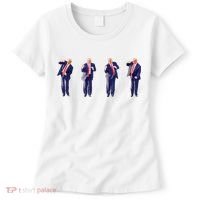 Potus 45 Dance Trump Dance Save America Trump Women's T-Shirt thumb 0