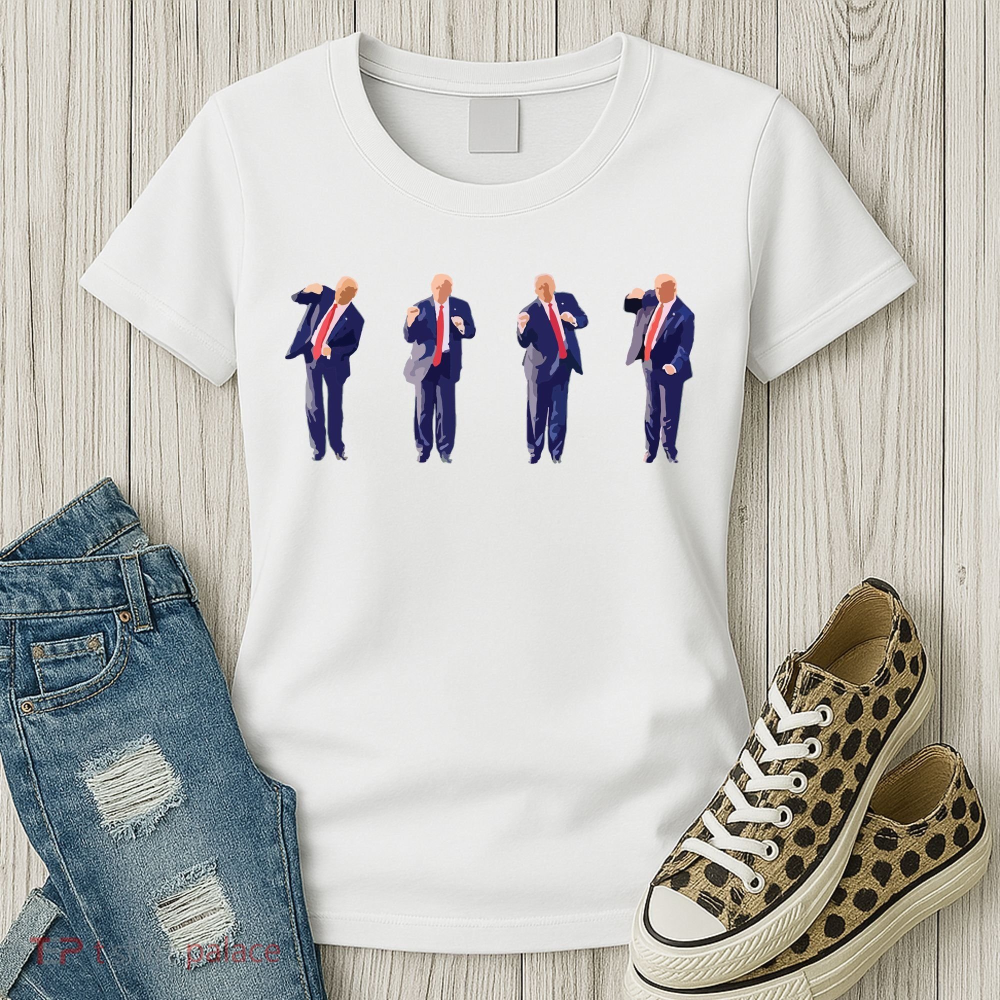 Potus 45 Dance Trump Dance Save America Trump Women's T-Shirt
