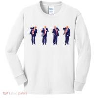 Potus 45 Dance Trump Dance Save America Trump Kids Long Sleeve Shirt thumb 0
