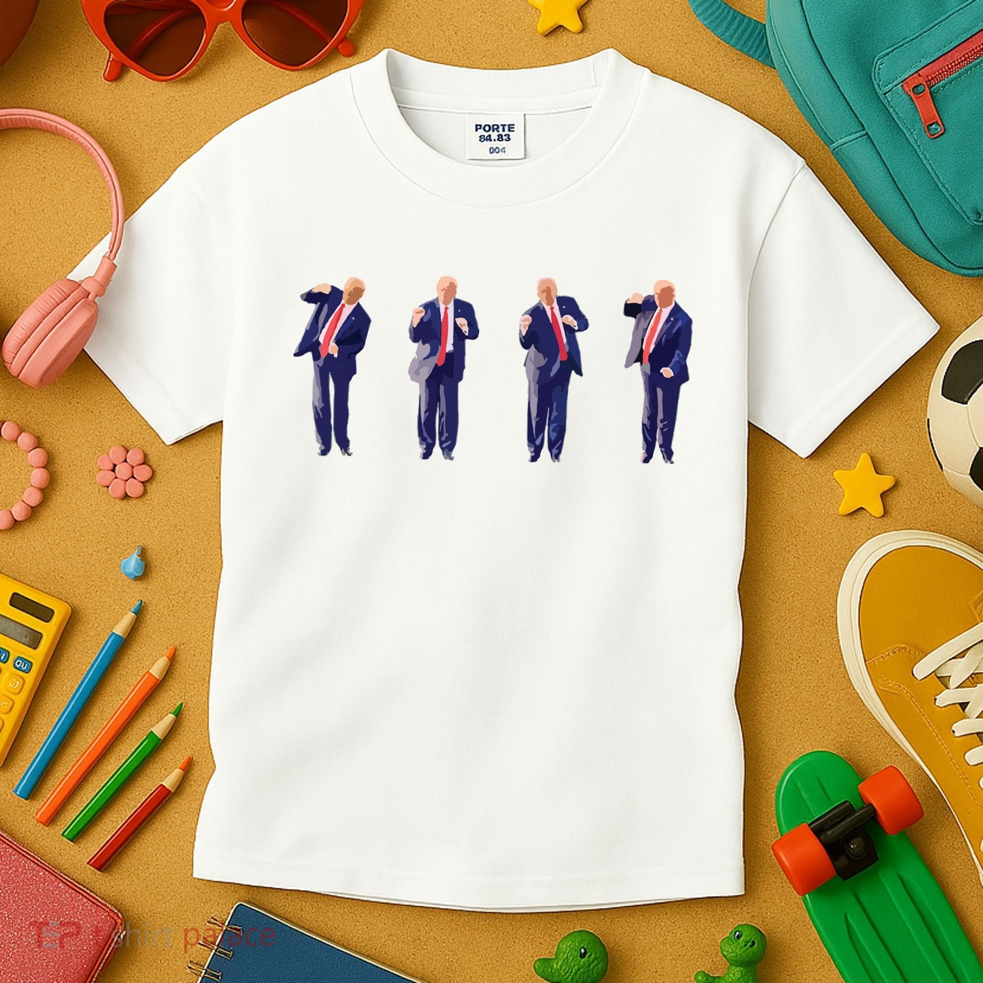 Potus 45 Dance Trump Dance Save America Trump Kids T-Shirt