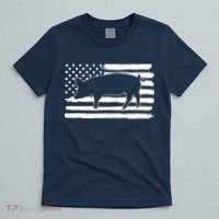 Pigs 4th Of July USA Flag US America T-Shirt thumb 5