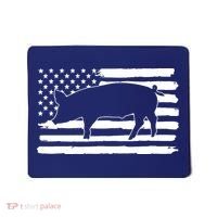 Pigs 4th Of July USA Flag US America Mousepad thumb 0