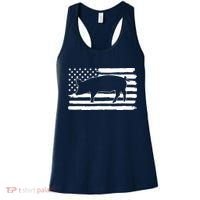Pigs 4th Of July USA Flag US America Women's Tank Top thumb 0