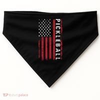 Pickleball 4th Of July USA-Made Doggie Bandana thumb 0