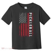 Pickleball 4th Of July Toddler T-Shirt thumb 0