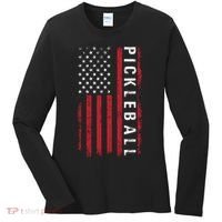 Pickleball 4th Of July Women's Long Sleeve Shirt thumb 0