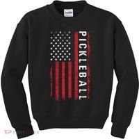 Pickleball 4th Of July Kids Sweatshirt thumb 0