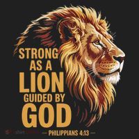 Philippians 413 Religious Lion Strengthens Christian Women's Sweatshirt thumb 2