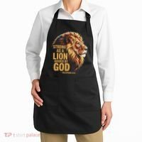 Philippians 413 Religious Lion Strengthens Christian Apron thumb 2