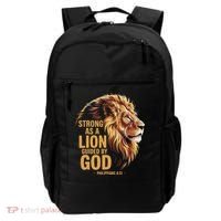 Philippians 413 Religious Lion Strengthens Christian Backpack thumb 0