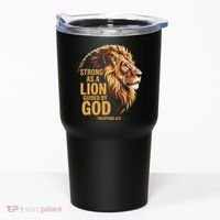 Philippians 413 Religious Lion Strengthens Christian Tumbler thumb 0