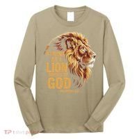 Philippians 413 Religious Lion Strengthens Christian Long Sleeve Shirt thumb 0