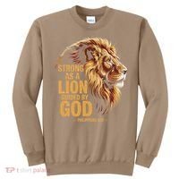 Philippians 413 Religious Lion Strengthens Christian Sweatshirt thumb 0