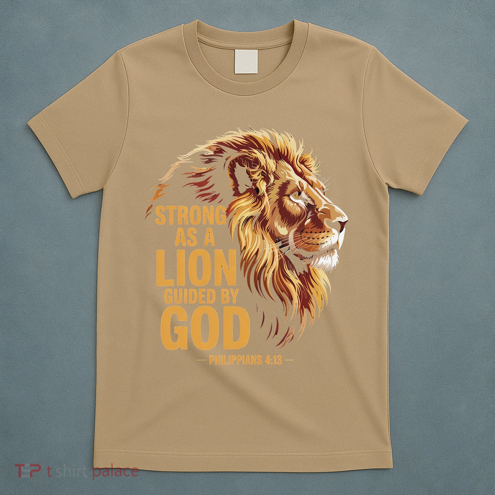 Philippians 413 Religious Lion Strengthens Christian T-Shirt