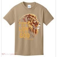 Philippians 413 Religious Lion Strengthens Christian Kids T-Shirt thumb 0