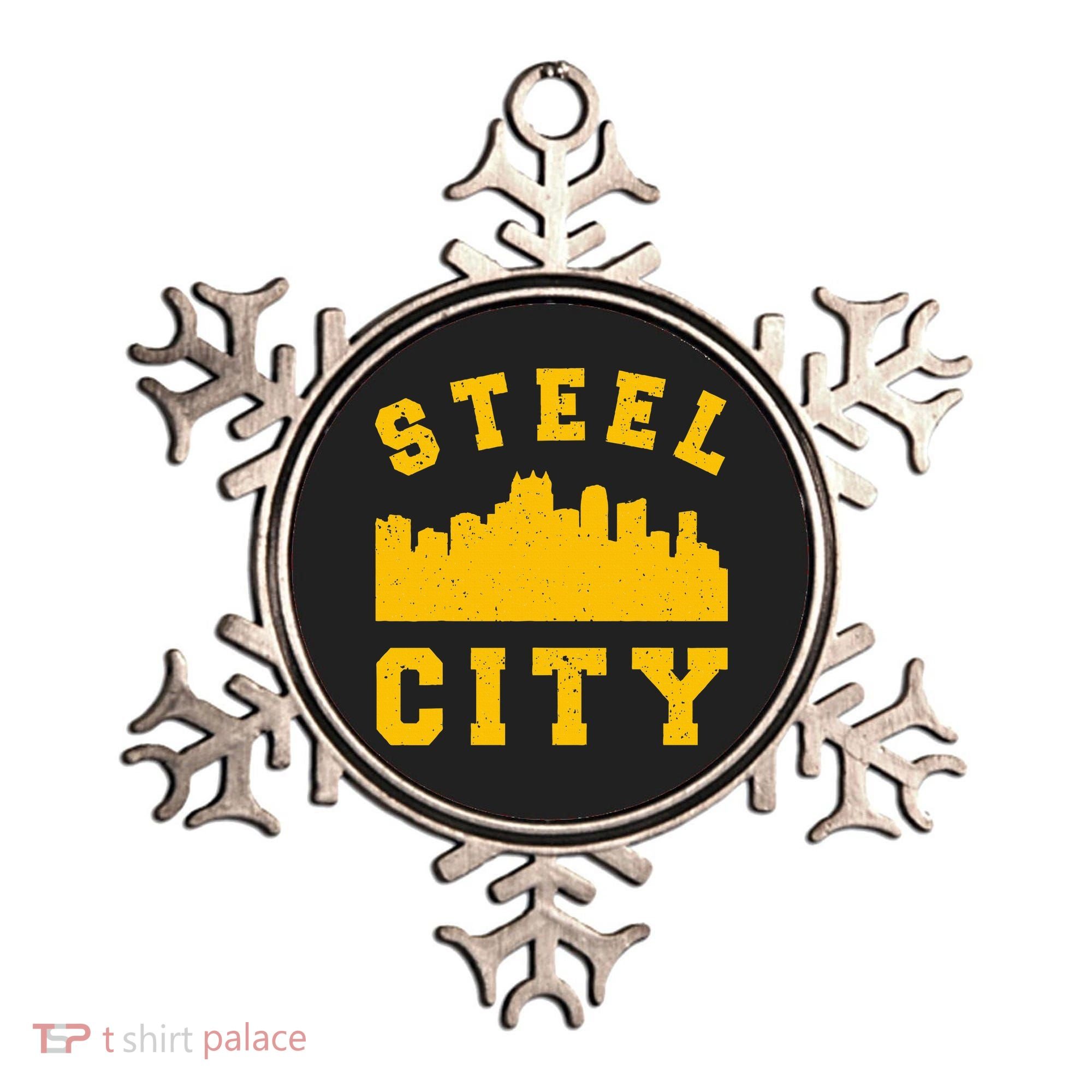 Pittsburgh 412 Steel City Skyline Pennsylvania Home Pride Ornament