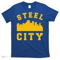 Pittsburgh 412 Steel City Skyline Pennsylvania Home Pride T-Shirt thumb 0