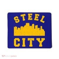 Pittsburgh 412 Steel City Skyline Pennsylvania Home Pride Mousepad thumb 0