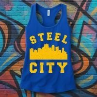 Pittsburgh 412 Steel City Skyline Pennsylvania Home Pride Women's Tank Top thumb 3