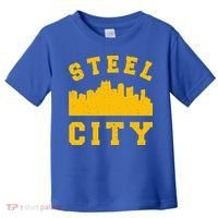 Pittsburgh 412 Steel City Skyline Pennsylvania Home Pride Toddler T-Shirt thumb 0