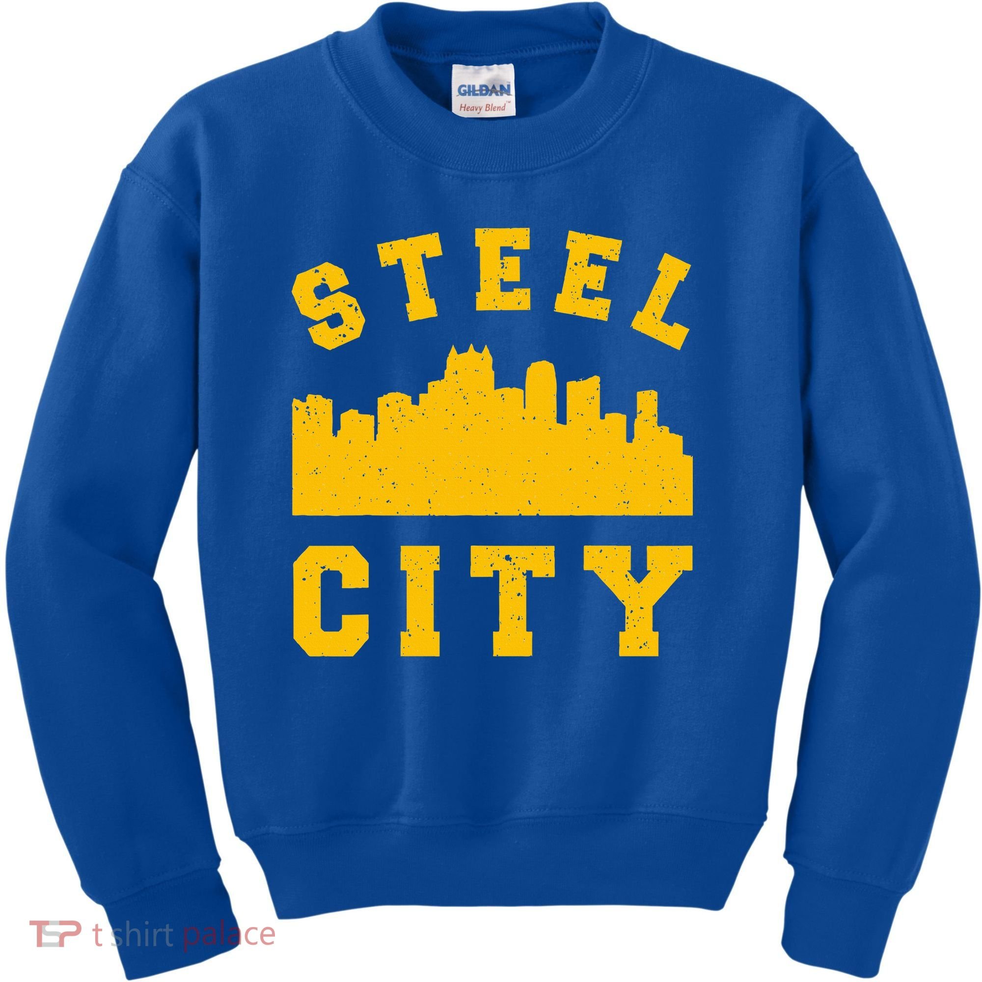 Pittsburgh 412 Steel City Skyline Pennsylvania Home Pride Kids Sweatshirt