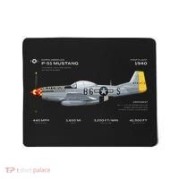 P 51 Mustang WWII Airplane Historic War Bird Fighter Mousepad thumb 0