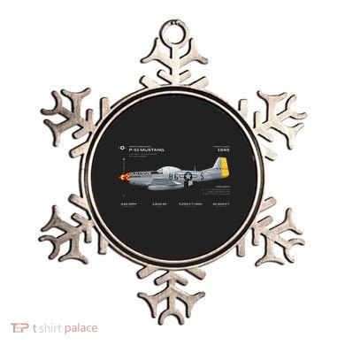 P 51 Mustang WWII Airplane Historic War Bird Fighter Ornament
