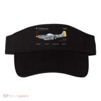 P 51 Mustang WWII Airplane Historic War Bird Fighter Visor thumb 0