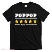 Poppop 5 Stars Perfect Funny Gifts For Poppop Fathers Day T-Shirt thumb 0