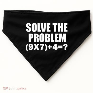 PEMDAS 67 Meme Elementary Math Teacher Brainrot Joke USA-Made Doggie Bandana
