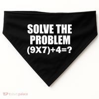 PEMDAS 67 Meme Elementary Math Teacher Brainrot Joke USA-Made Doggie Bandana thumb 0