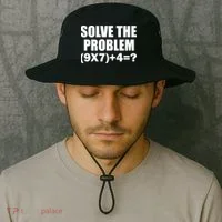 PEMDAS 67 Meme Elementary Math Teacher Brainrot Joke Bucket Hat thumb 2