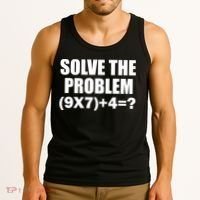 PEMDAS 67 Meme Elementary Math Teacher Brainrot Joke Tank Top thumb 3