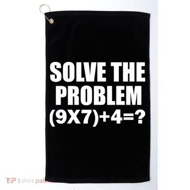 PEMDAS 67 Meme Elementary Math Teacher Brainrot Joke Golf Towel