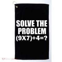 PEMDAS 67 Meme Elementary Math Teacher Brainrot Joke Golf Towel thumb 0
