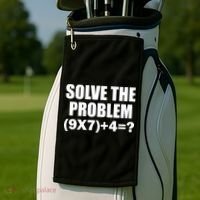 PEMDAS 67 Meme Elementary Math Teacher Brainrot Joke Golf Towel thumb 2