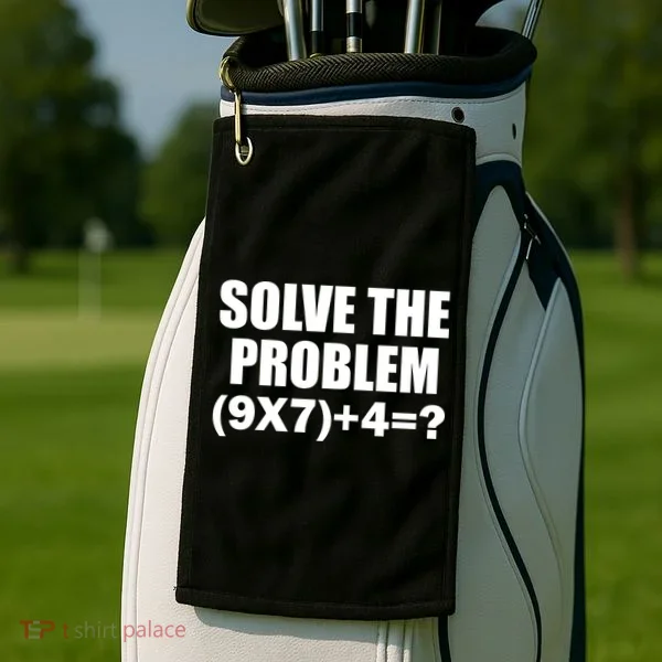 PEMDAS 67 Meme Elementary Math Teacher Brainrot Joke Golf Towel