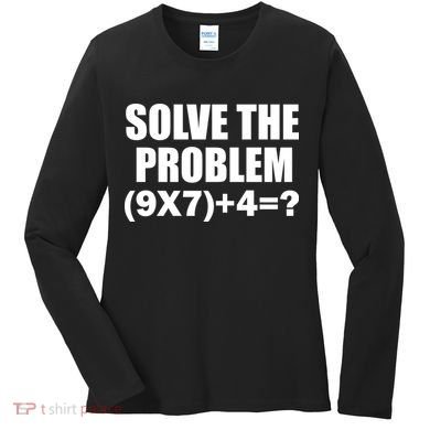 PEMDAS 67 Meme Elementary Math Teacher Brainrot Joke Women's Long Sleeve Shirt