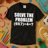 PEMDAS 67 Meme Elementary Math Teacher Brainrot Joke Kids T-Shirt thumb 3