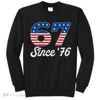 Patriotic 67 Since '76 USA 6-7 Meme Six Seven Sweatshirt thumb 0