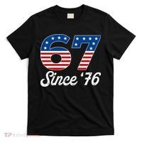 Patriotic 67 Since '76 USA 6-7 Meme Six Seven T-Shirt thumb 0
