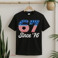 Patriotic 67 Since '76 USA 6-7 Meme Six Seven T-Shirt thumb 2