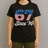 Patriotic 67 Since '76 USA 6-7 Meme Six Seven T-Shirt thumb 4