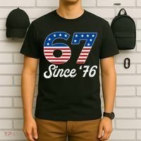 Patriotic 67 Since '76 USA 6-7 Meme Six Seven T-Shirt thumb 6